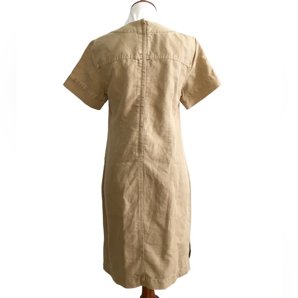 J. Crew Cargo Dress Lace Up V-Neck, Size 0 - Picture 4 of 16